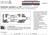 ATOS Round Cylinder Technical Data Sheet