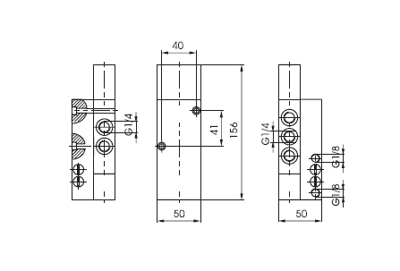 2 Handed Safety Valve with 5/2 Control Valve