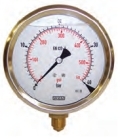 100mm Diameter Bottom Connection Gauges (1/2